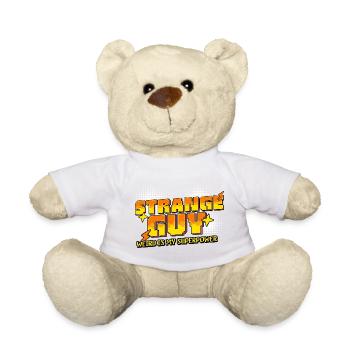 Strange Guy – Weird is my Superpower - Teddy - Weiß - Vorne