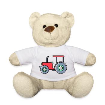 Traktor icon - Teddy - Weiß - Vorne