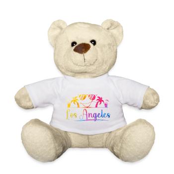 Los Angeles Palm Trees - Teddy Bear - white - Front