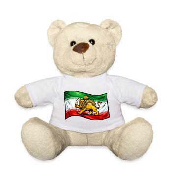 Persia Iran Flag - Teddy Bear - white - Front