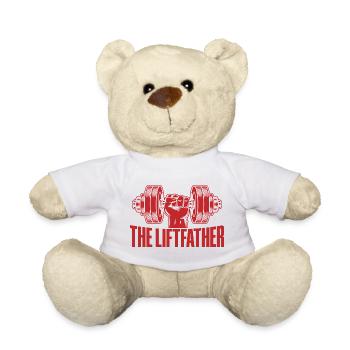 Fitness Motivation Bodybuilder The Liftfather Gym - Nounours - blanc - Devant