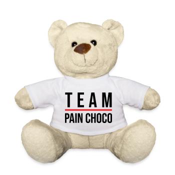 Team pain choco - Nounours - blanc - Devant