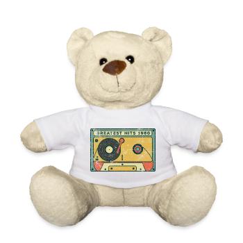 Vintage 1960 - Teddy Bear - white - Front