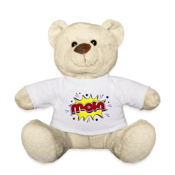 Hello - Teddy Bear - white - Front