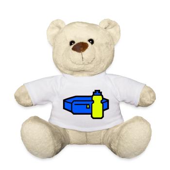 Praktischer Trinkgürtel Läufer - Teddy - Weiß - Vorne