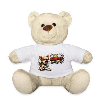 Nen scheiß muss ich - Teddy - Weiß - Vorne