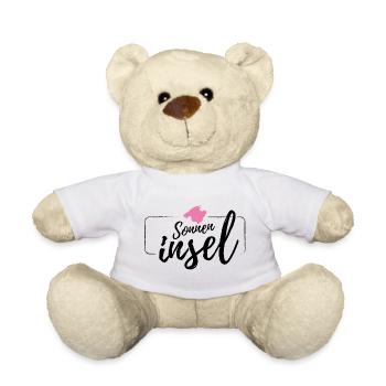 Mallorca Insel Sonneninsel Malle Design rosa - Teddy - Weiß - Vorne