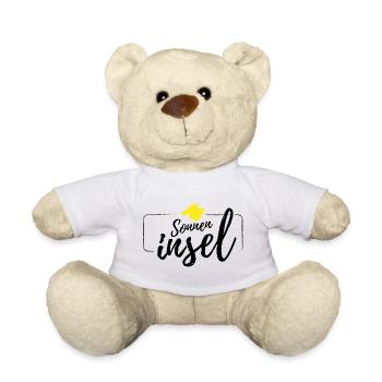 Mallorca Insel Sonneninsel Malle Design - Teddy - Weiß - Vorne