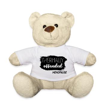 hot flashes menopause - Teddy Bear - white - Front