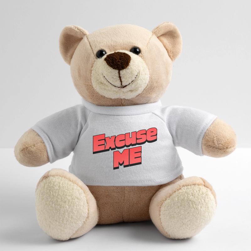 Excusez-moi : graphisme rétro de faute de frappe Nounours