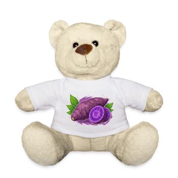 Design alimentaire Ube Yam - Nounours - blanc - Devant