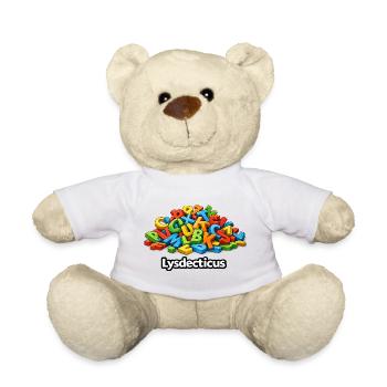 Humorbild-Legasthenie - Teddy - Weiß - Vorne