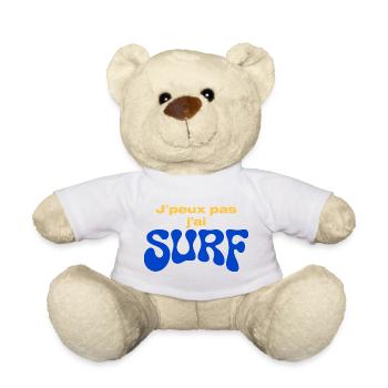 J'peux pas j'ai SURF - Nounours - blanc - Devant