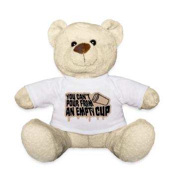 On ne peut pas verser dans un gobelet vide Soins personnels - Nounours - blanc - Devant