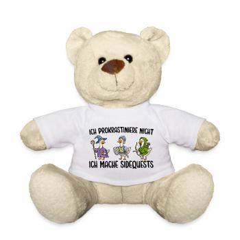 Videospiele Ich prokrastiniere nicht Sarkasmus - Teddy - Weiß - Vorne