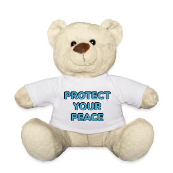 Protect Your Peace - Teddy Bear - white - Front