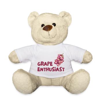 Traubenliebhaber Grapes Enthusiast - Teddy - Weiß - Vorne
