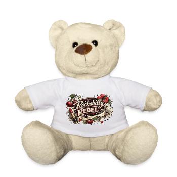 Rockabilly Rebel Tattoo Style - Teddy - Weiß - Vorne