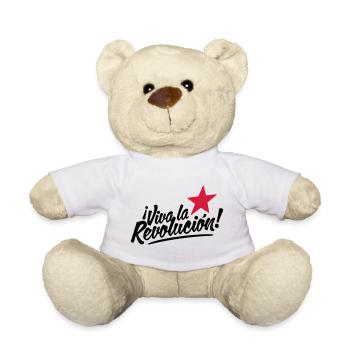 viva la revolucion - revolution! - Nounours - blanc - Devant