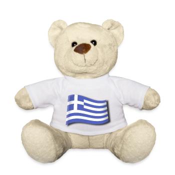 FLAGGE GRIECHENLANDS - Teddy - Weiß - Vorne