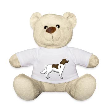 small Münsterländer - Teddy Bear - white - Front