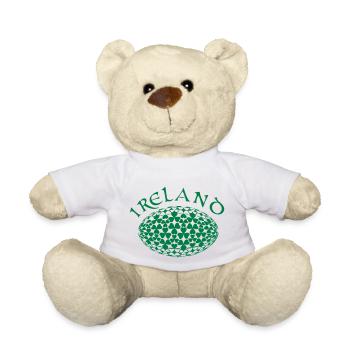 Ireland Rugby Ball - Teddy Bear - white - Front