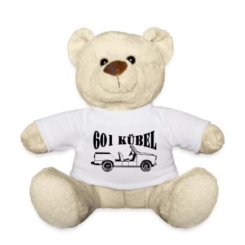  601 Kübel , NVA Kult , DDR Kult (25) - Teddy - Weiß - Vorne