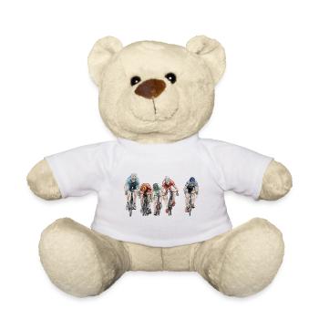 Cycling - Teddy Bear - white - Front