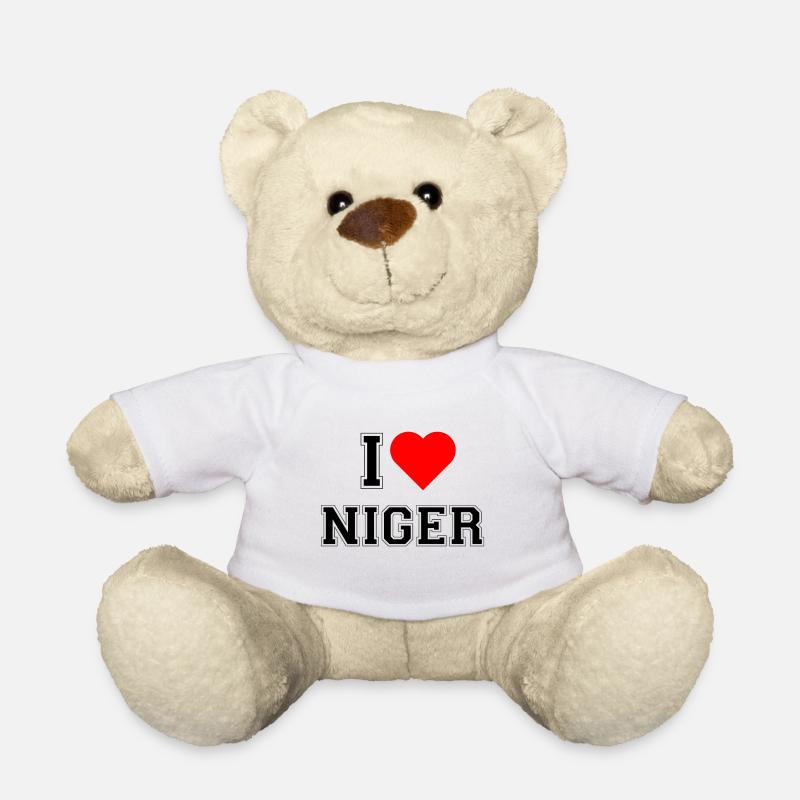 J'adore Niger - Nounours - blanc