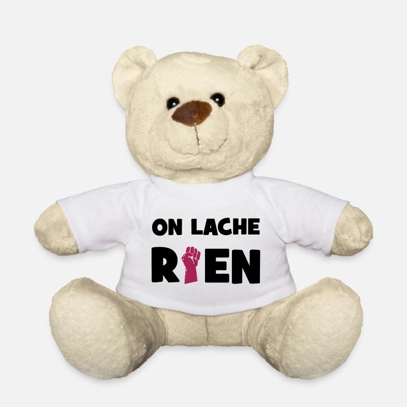 On lâche rien ! - Nounours - blanc