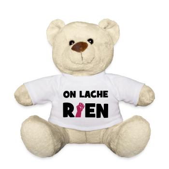 On lâche rien ! - Nounours - blanc - Devant