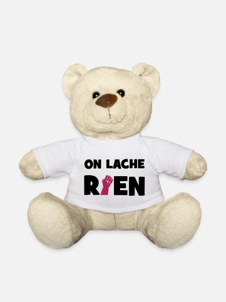 On lâche rien ! - Nounours - blanc
