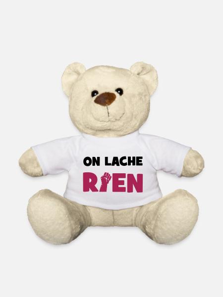 On lâche rien ! - Nounours - blanc