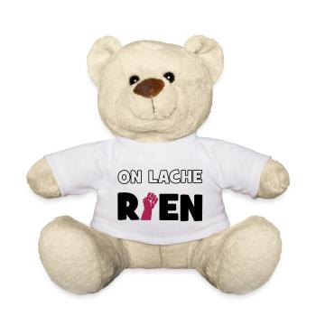 On lâche rien ! - Nounours - blanc - Devant