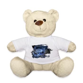 robo moon - Teddy Bear - white - Front