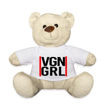 VGN GRL - Vegan Girl - Teddy - Weiß - Vorne