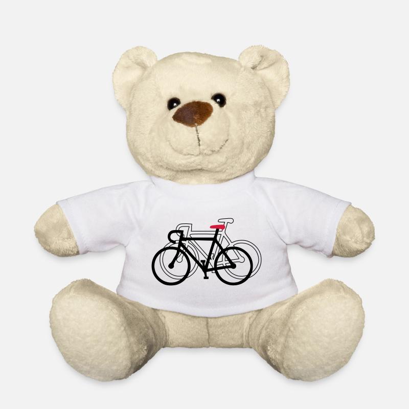 rad - Teddy - Weiß