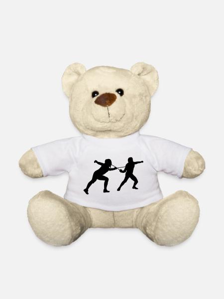 Fechten - Teddy - Weiß