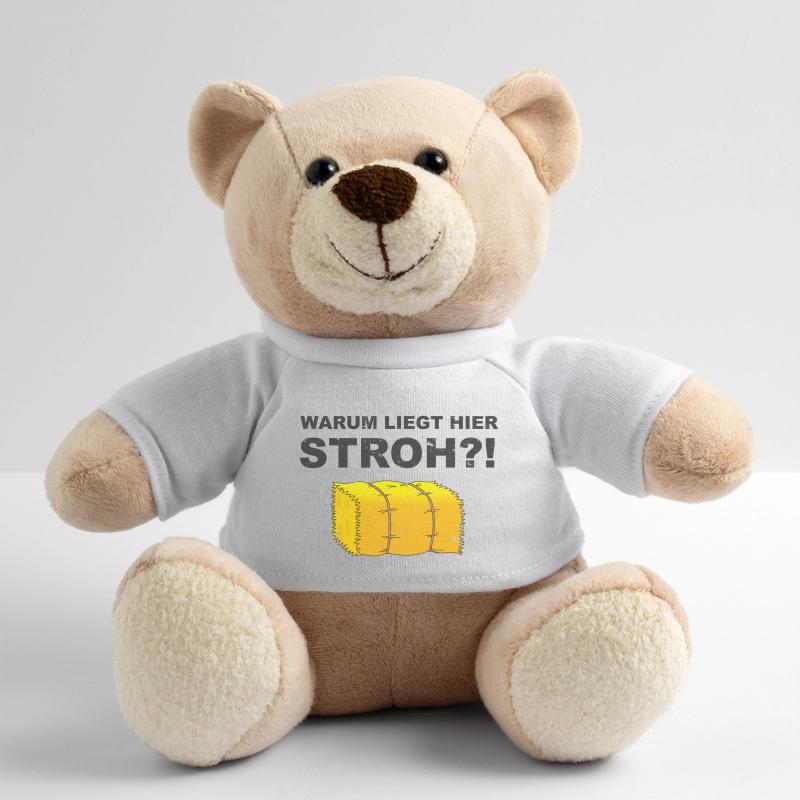 Why is here straw!? Teddy Bear