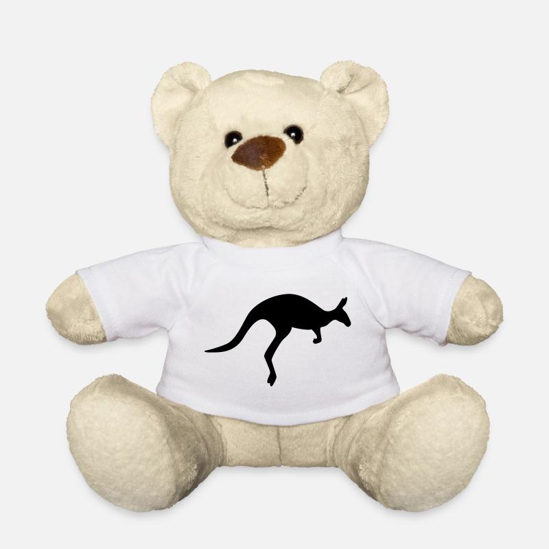 Kangourou - Nounours - blanc