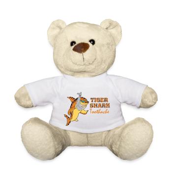 Requin tigre avec douleur de dent - Nounours - blanc - Devant
