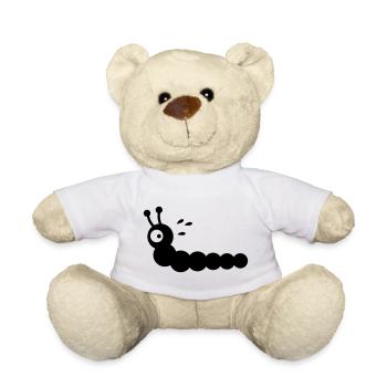 Angstschwitzender Wurm - Teddy - Weiß - Vorne