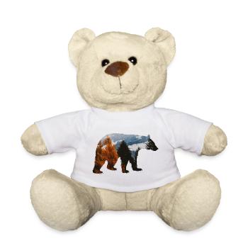 Aventure dans la forêt d'ours - Nounours - blanc - Devant