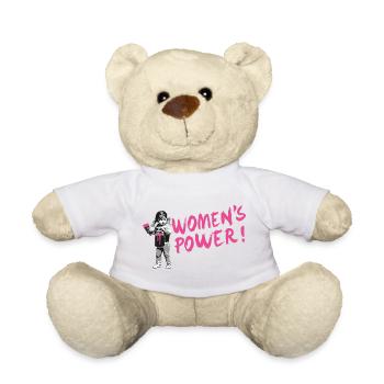 FRAUENPOWER! - Internationaler Frauentag - Teddy - Weiß - Vorne