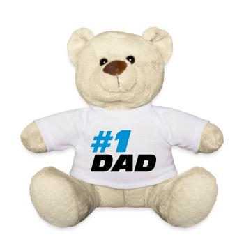 #1 Dad - Teddy - Weiß - Vorne