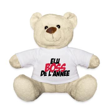 Elu B.O.S.S de l'année ! - Nounours - blanc - Devant