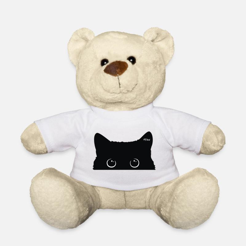 Schwarzer Kater - Teddy - Weiß