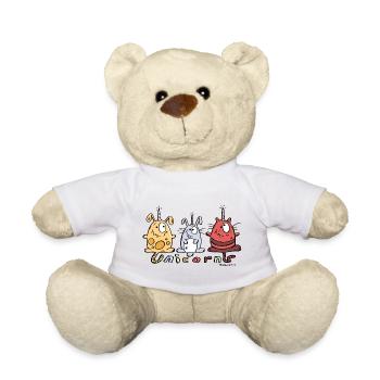 Trois Drôles Licornes - Nounours - blanc - Devant