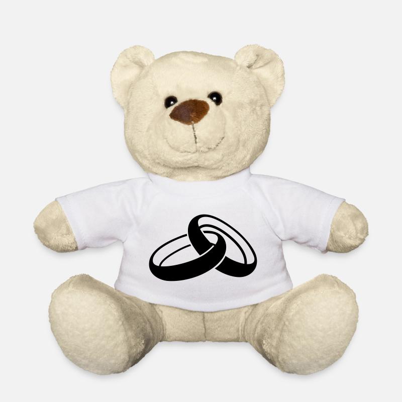 Hochzeit - Teddy - Weiß
