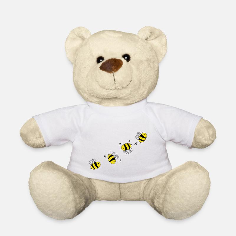 Bee - Teddy Bear - white